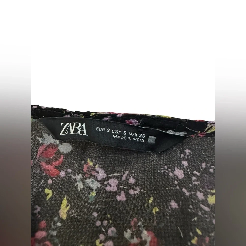 Zara floral midi